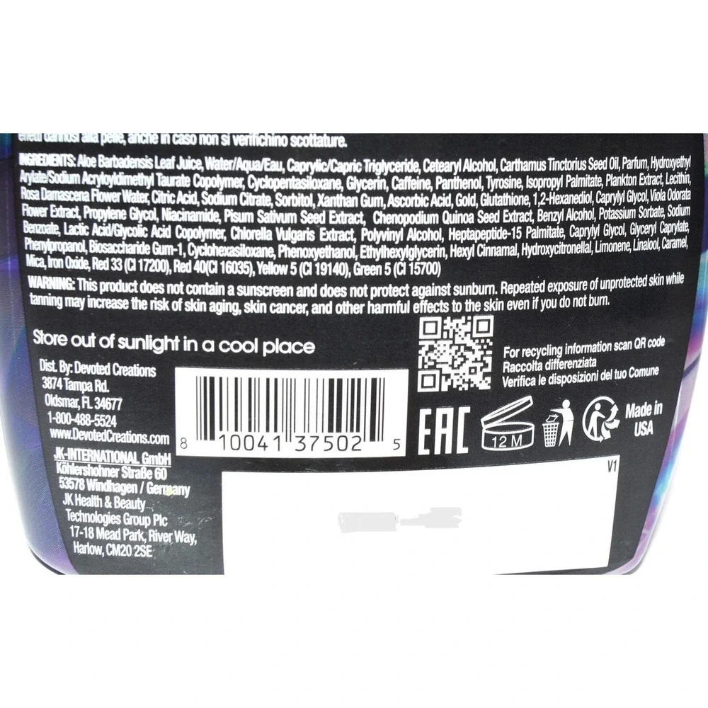 Devoted Creations Moonrise Ultra Vivid Natural Bronzer Tanning Lotion 13.5 oz - Picture 4 of 4